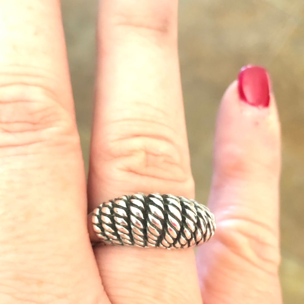 Sterling Silver Fashionable Ladies Ring